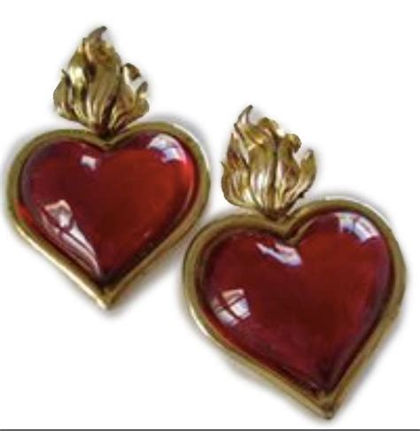 °vintage° Yves Saint Laurent Rive Gauche Heart clip